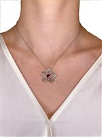 Collier Gaurosa Femme Biancospino in Argent Zirconia 10498026 - 10498026